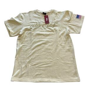 Mens Shirt Large Beige  Classic America Quite Luxury Understated NWT